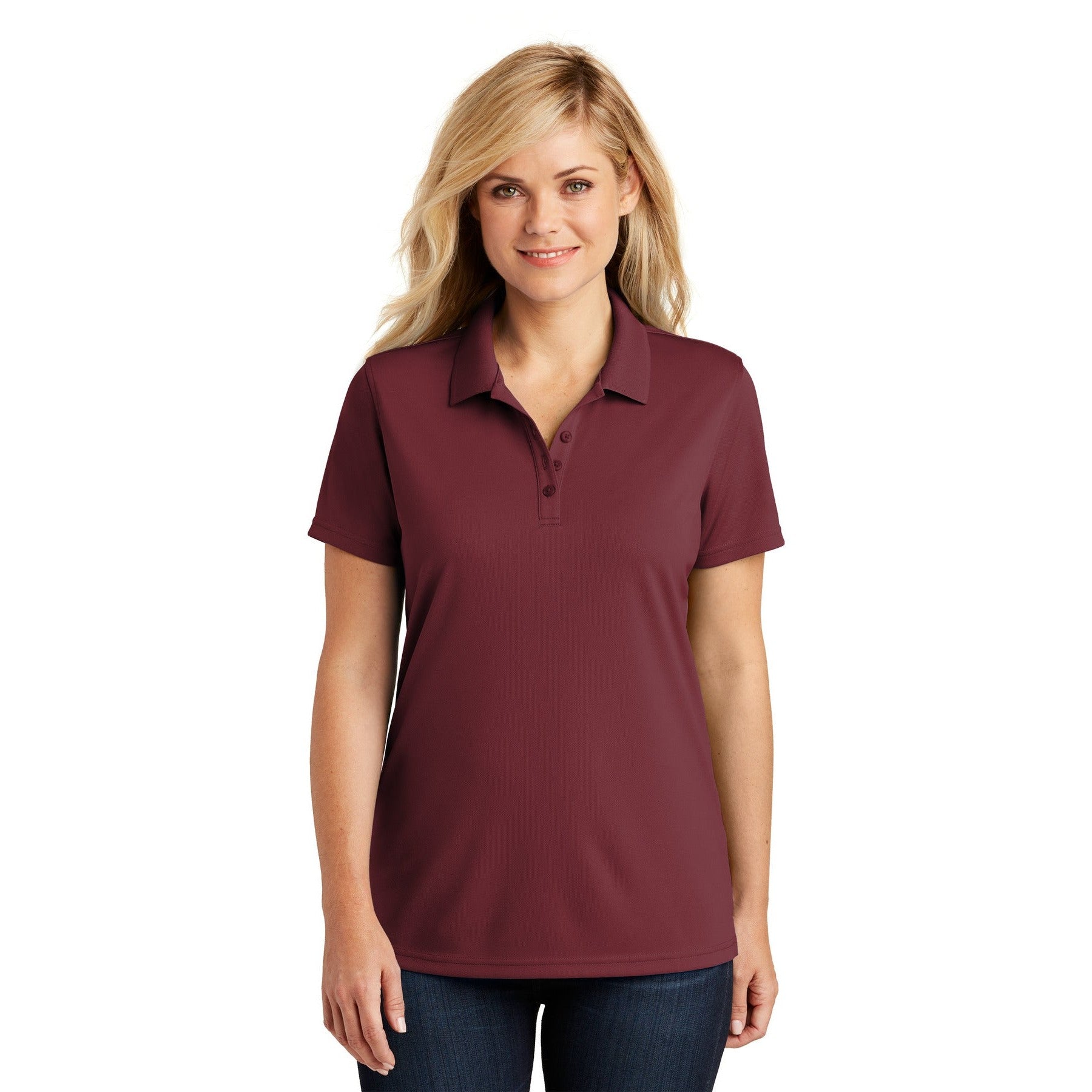 Port Authority-Port Authority® Women's Dry Zone® UV Micro-Mesh Polo. LK110-MedTech-3